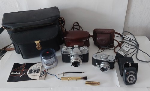 Kodak retina reflex set - kodak, s