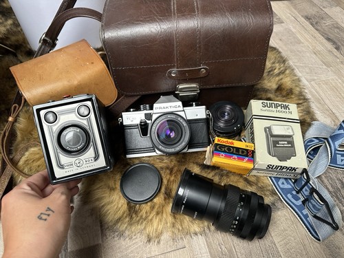 Vintage kamera set - vintage,